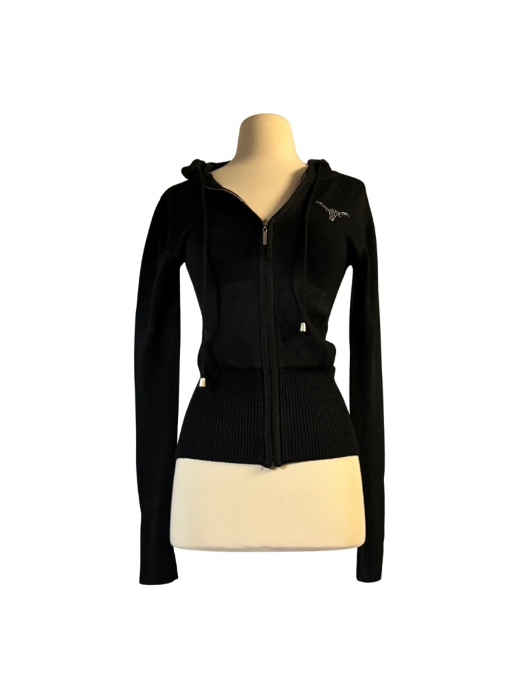 Black UT Austin Zip up hoodie